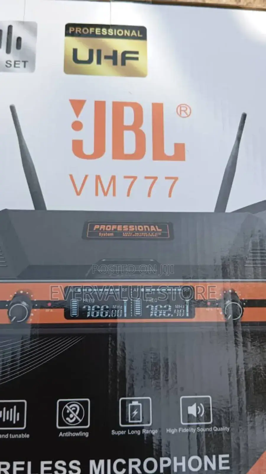 JBL VM777 Rechargeable Wireless Microphone