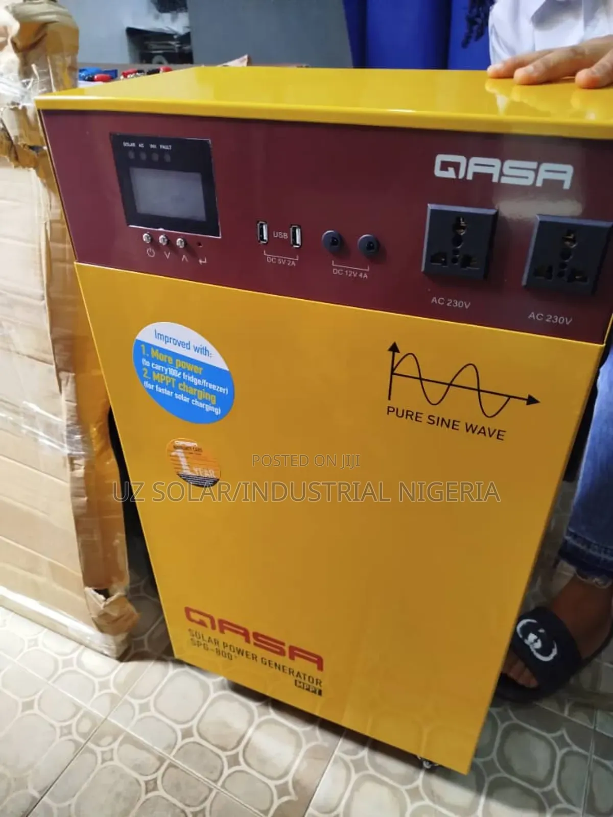 800w Qasa Solar Generator With 300w Solar Panel 2 PCS