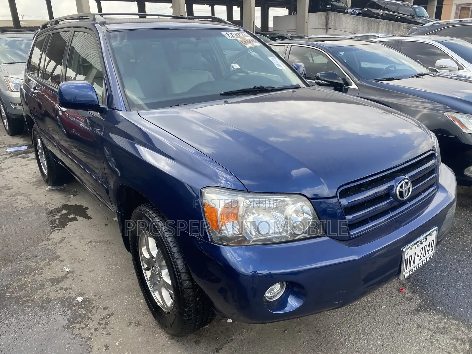 Toyota Highlander V6 2005 Blue