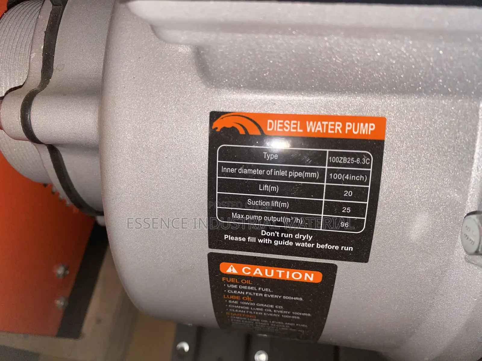 Diesel Engine Irrigation Fram Water Pump (4inchs)