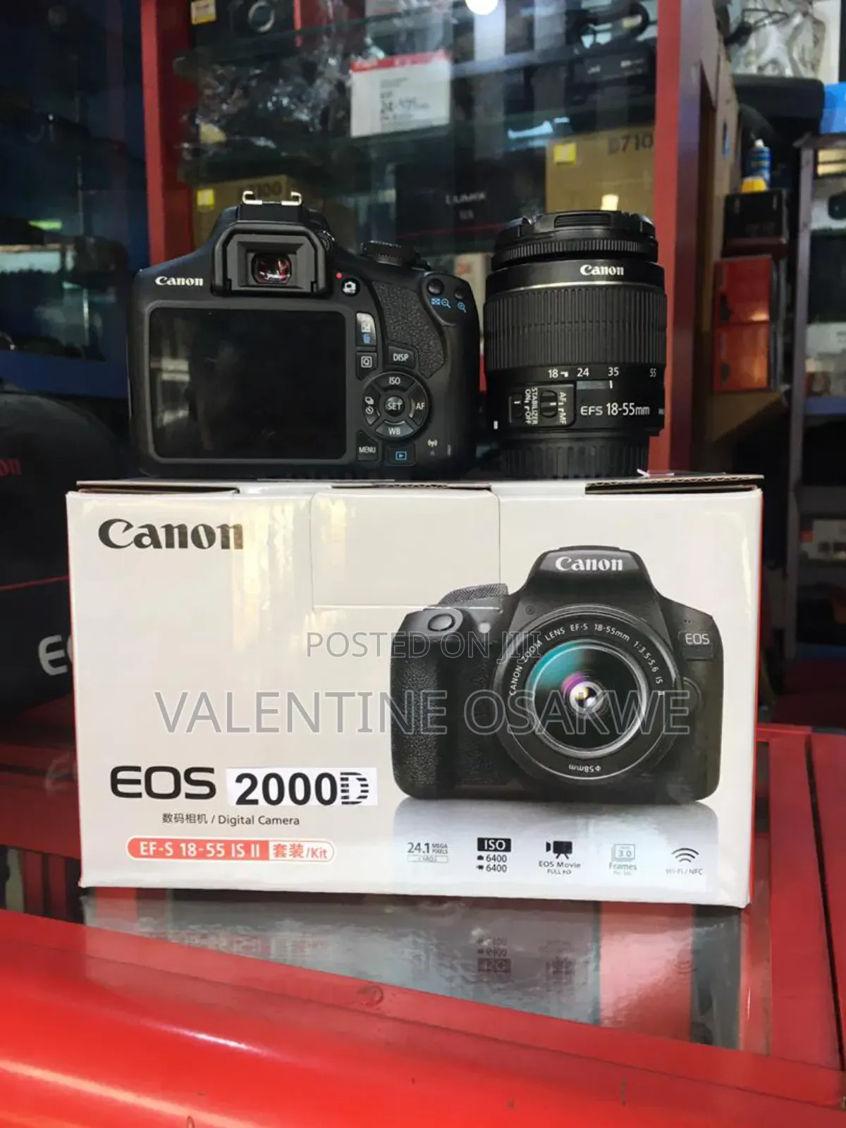 Canon 2000d With Lens 18-55mm