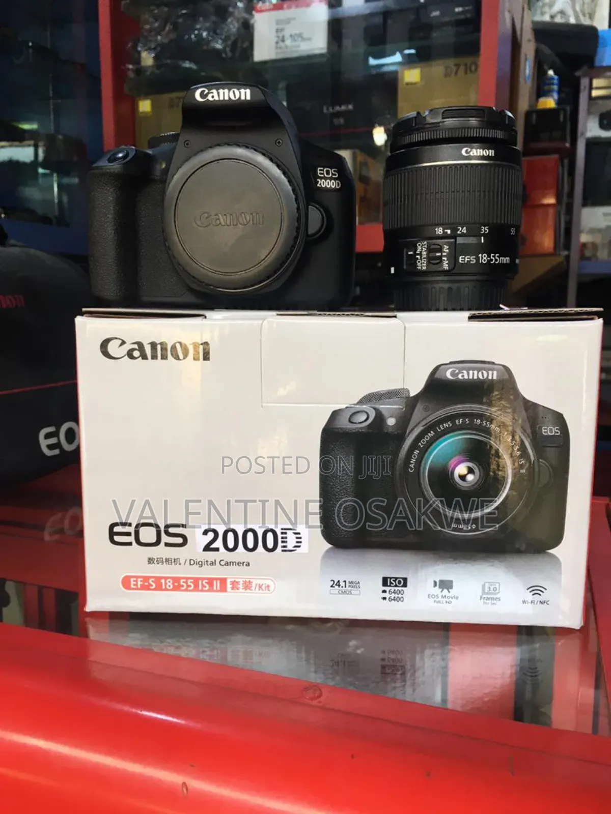 Canon 2000d With Lens 18-55mm