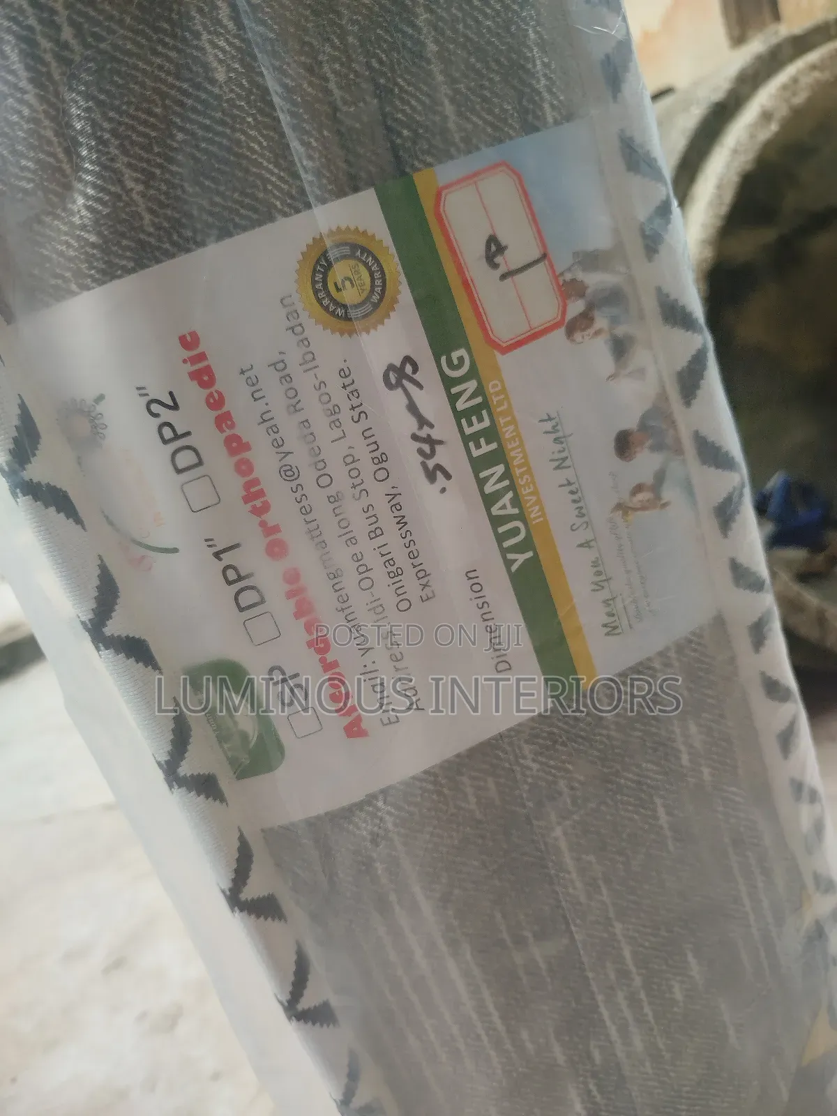 Yf Prestige Orthopaedic Mattress 4.5 by 6ft 8inches