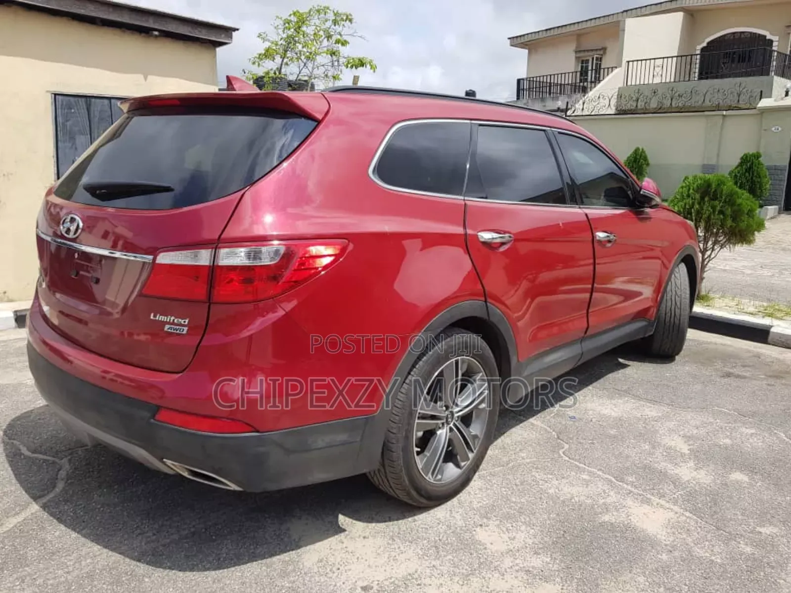 Hyundai Santa Fe Limited 4dr SUV AWD (3.3L 6cyl 6A) 2014 Red