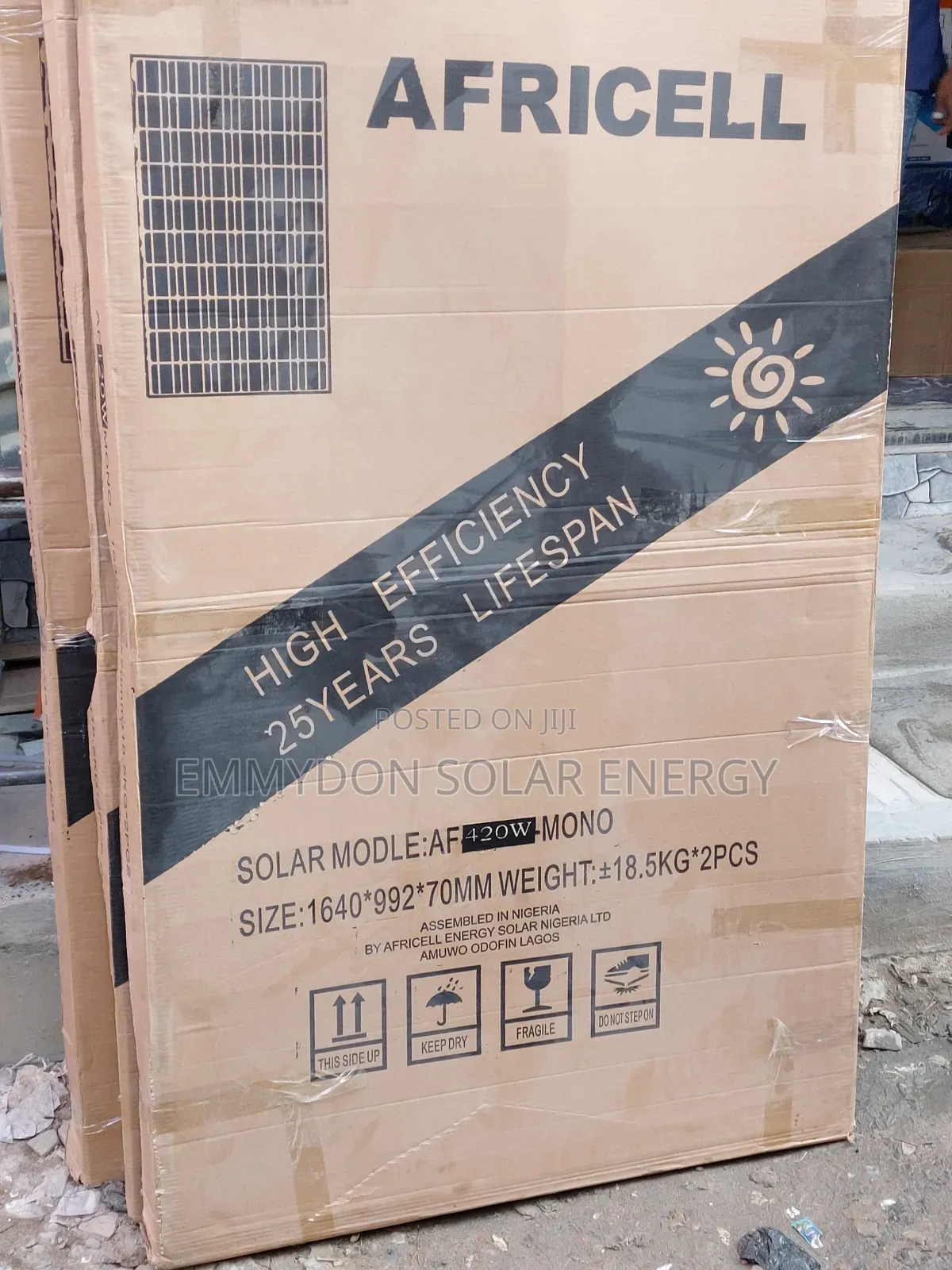 Original Africell Panel 420watt 60 Cells