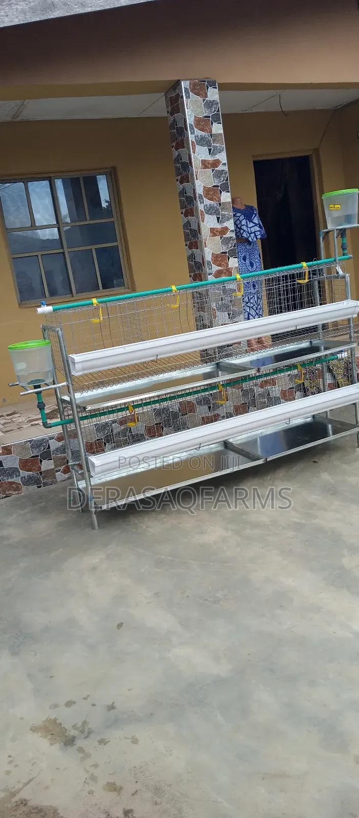 Two Steps Cage for Broiler and Layers