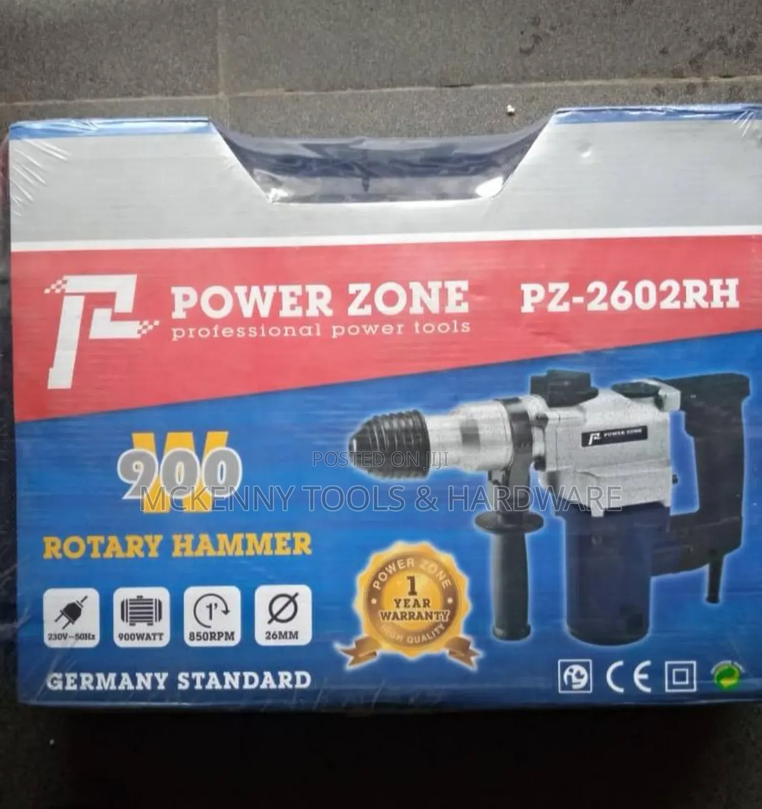 Power Zone Rotary Hammer 230v-50hz 900watt