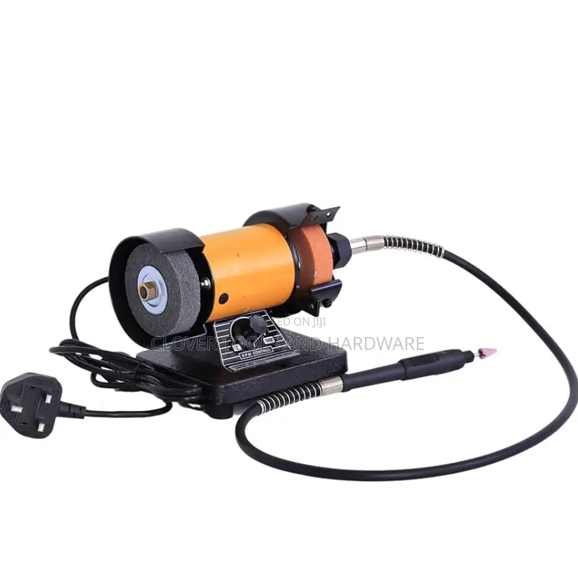 Mini Bench Grinder With Flexible Shaft 120w-75mm