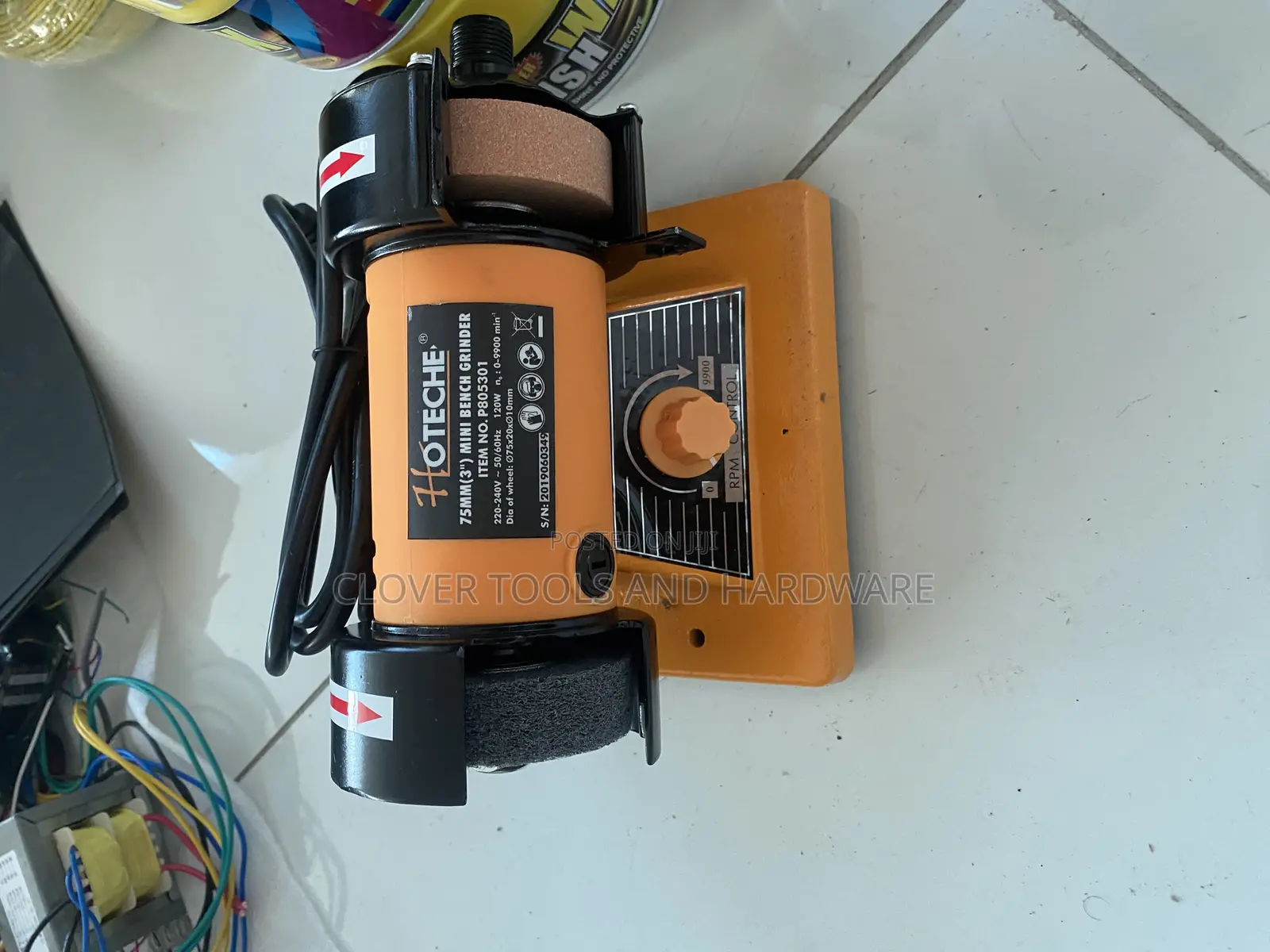 Mini Bench Grinder With Flexible Shaft 120w-75mm