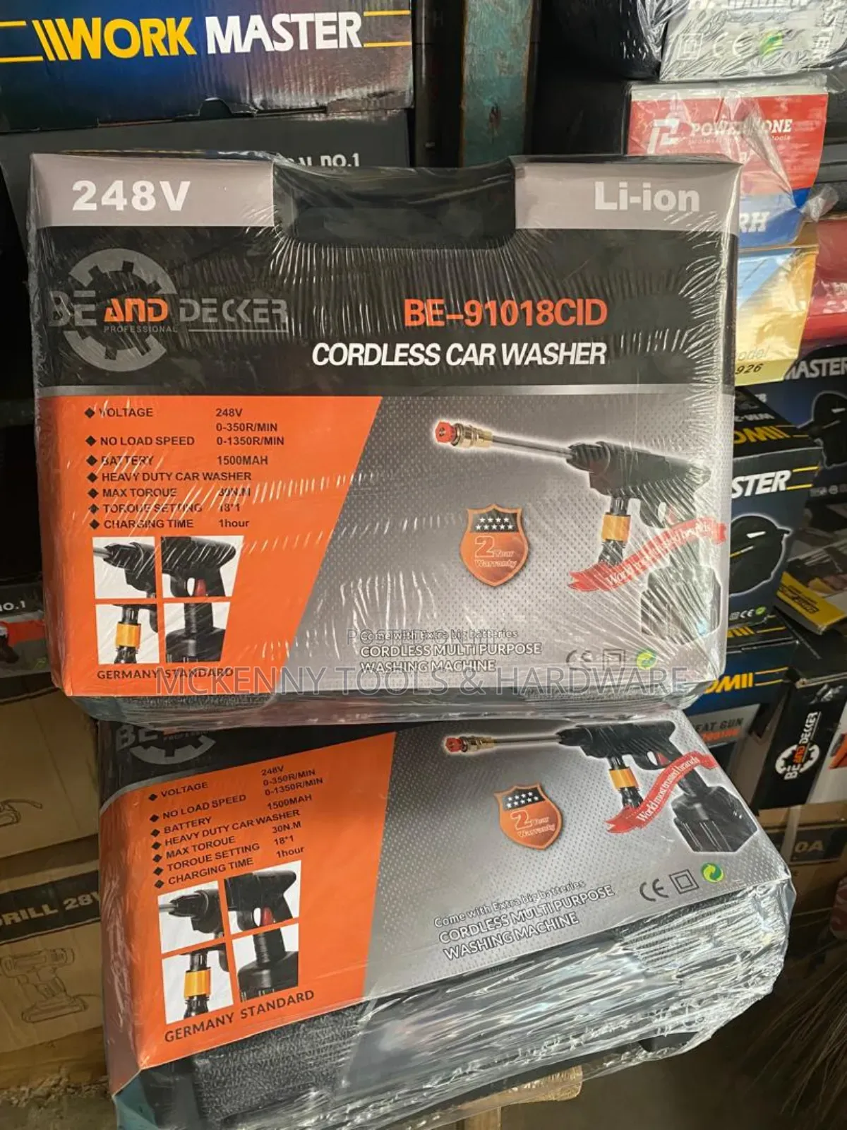 248V Li-Ion Be and Decker Professional Pressure Washer