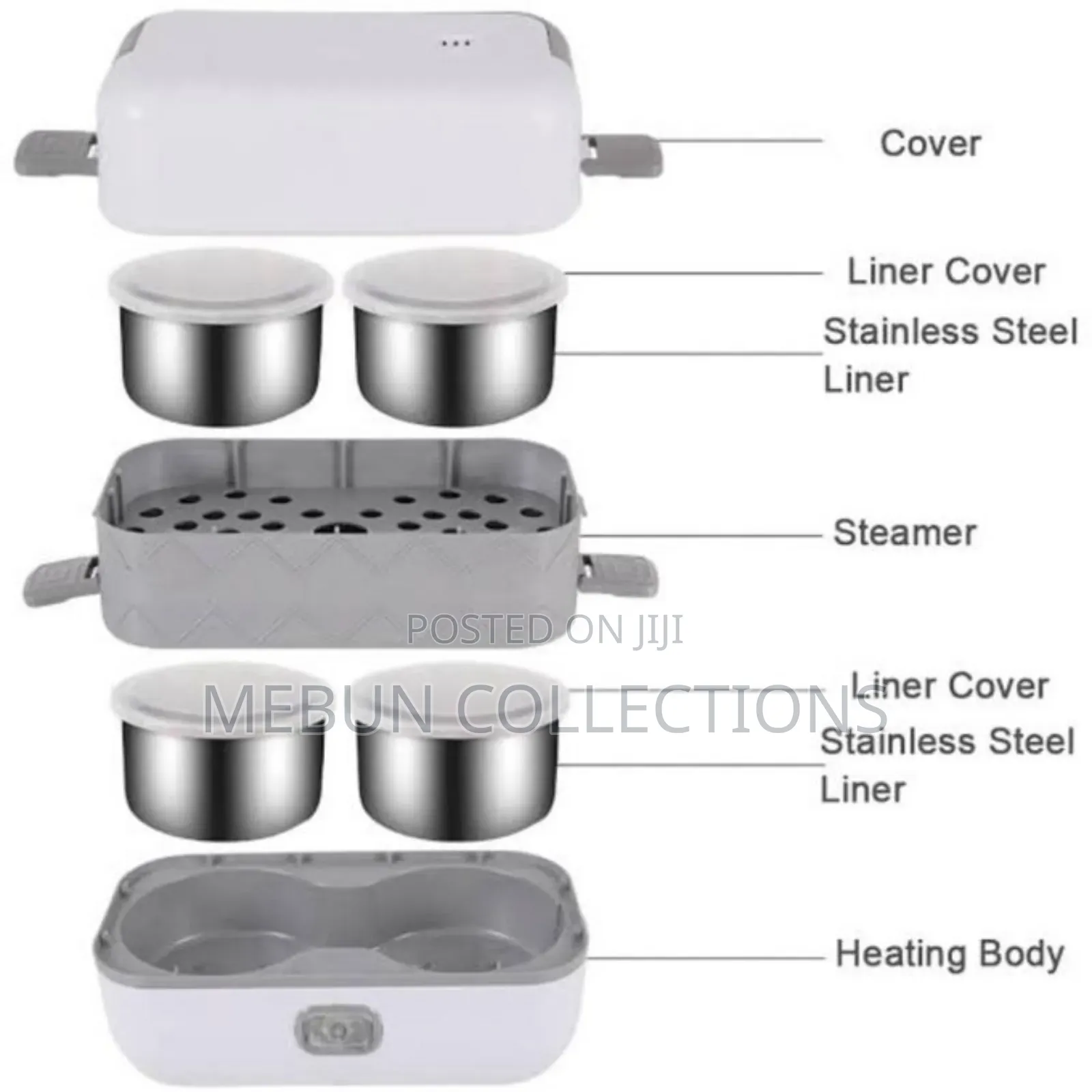 Electric Lunch Box and Food Steamer