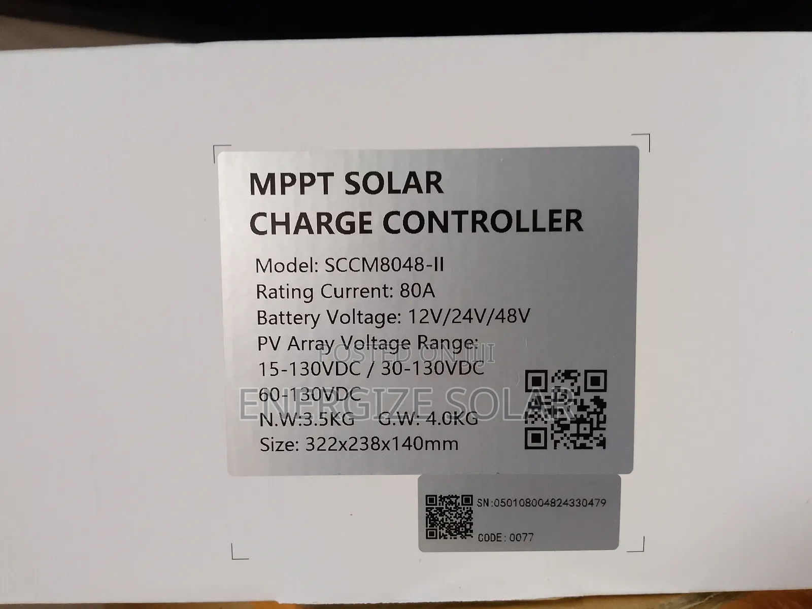 80A Felicity Charge Controller