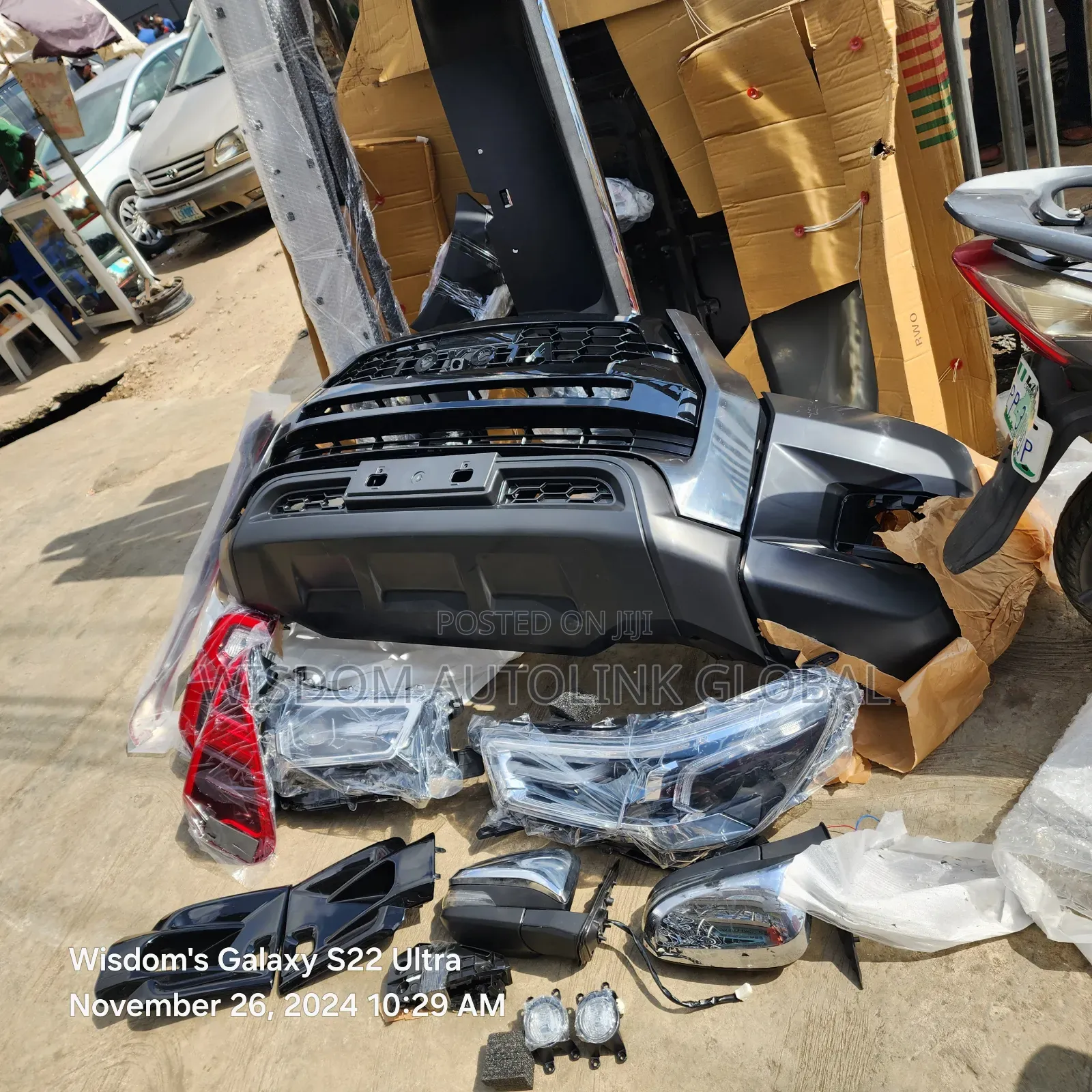 Exterior Upgrade Parts for Upgrade of Hilux 2008/14 to 2023