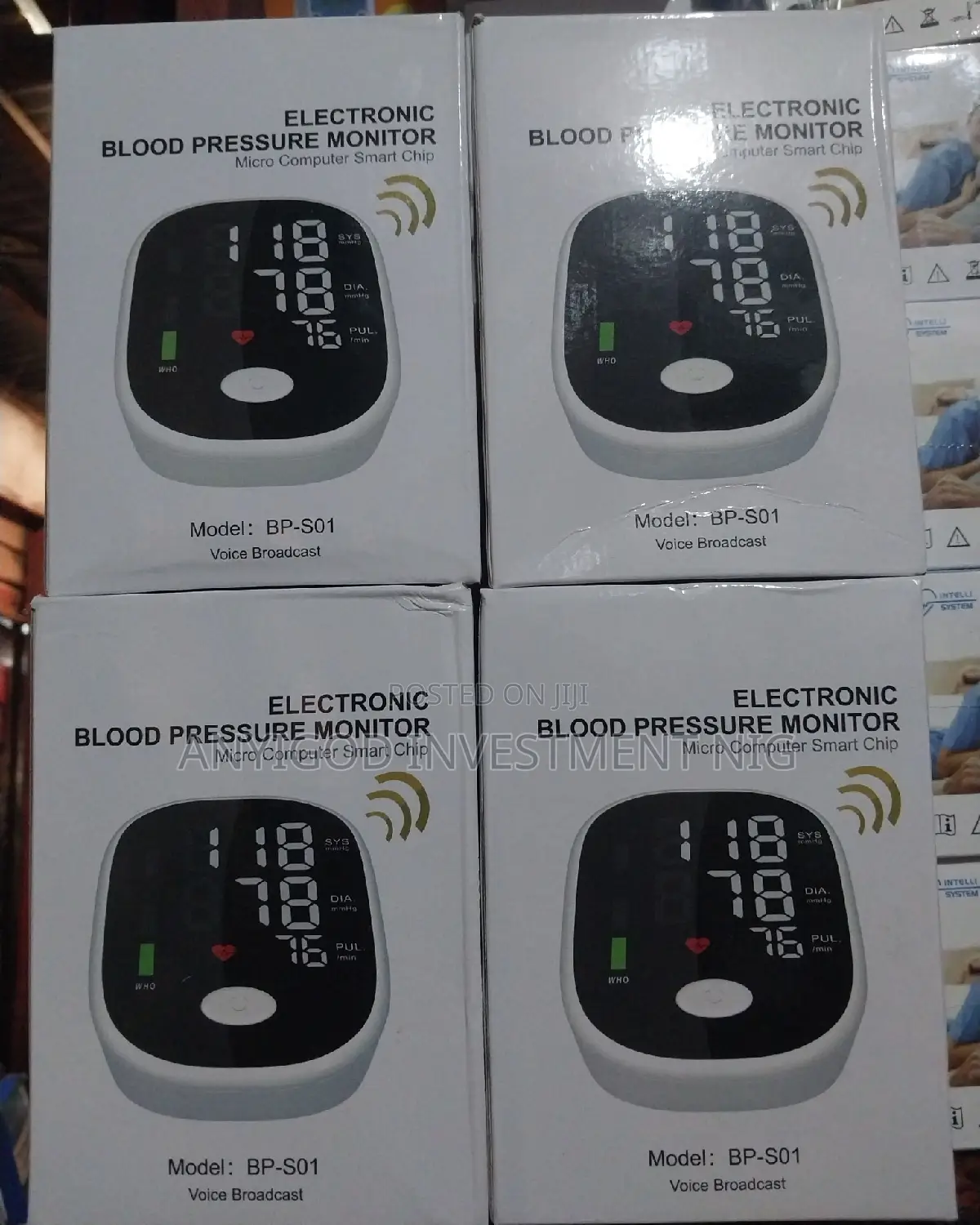 Digital Blood Pressure Monitor Bp Monitor Voice Function