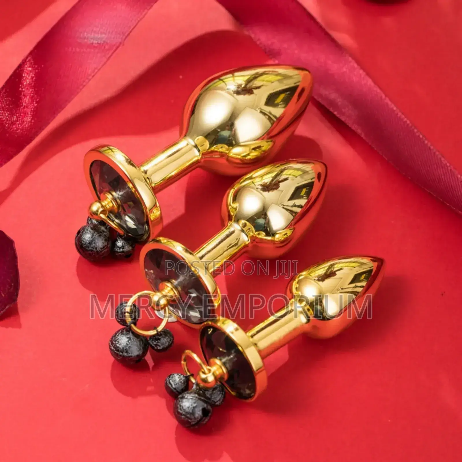 3in1 Anal Butt Plug Steel Anal Sex Toy