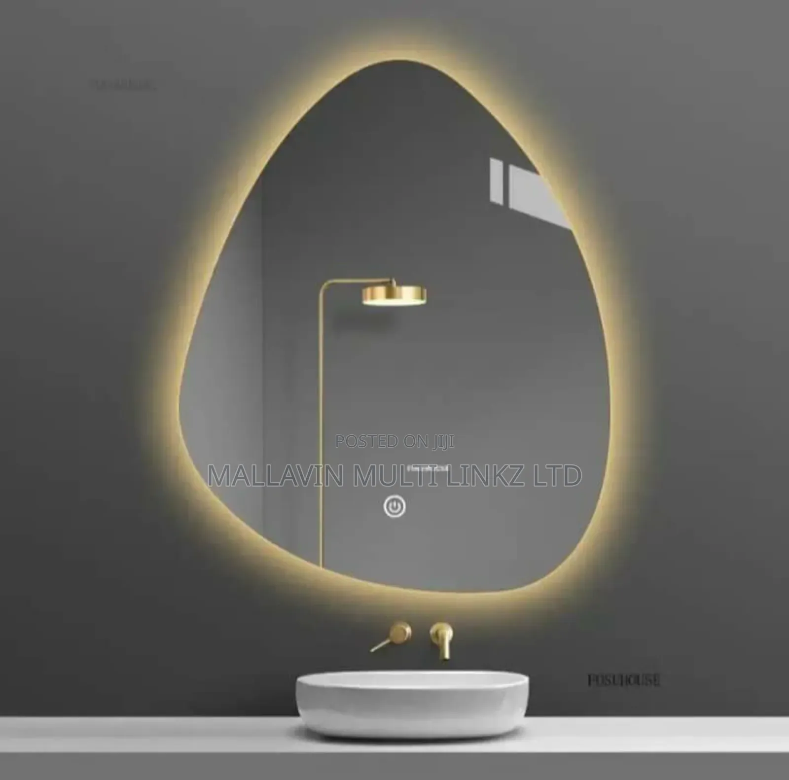 Modern Hotel Bathroom Led Mirror Special-shaped Bath Mirrors