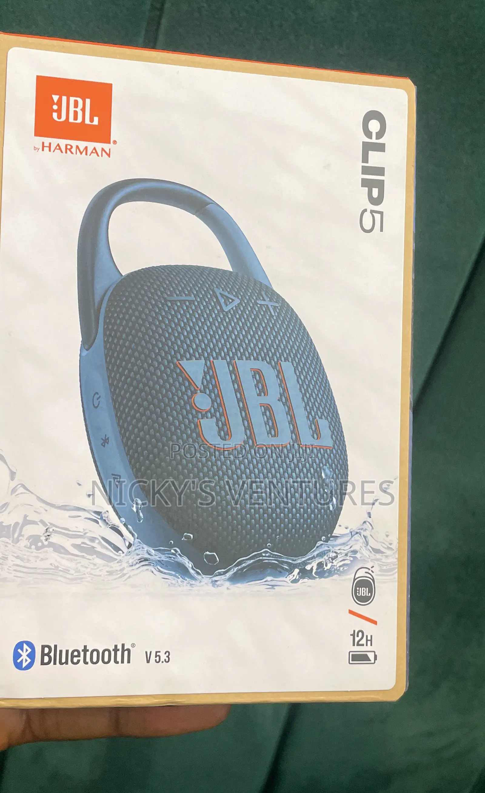JBL Clip 5 Portable Bluetooth Speaker