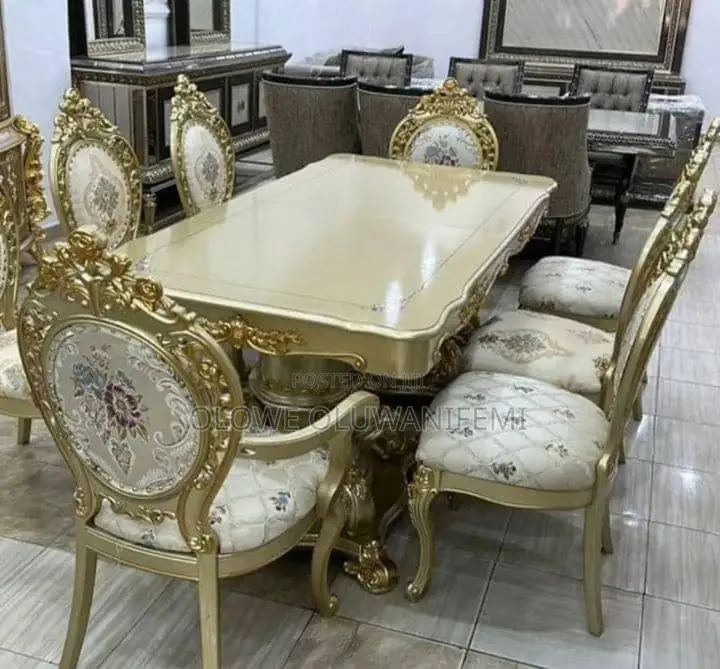Luxury Royal Dining Chair and Table