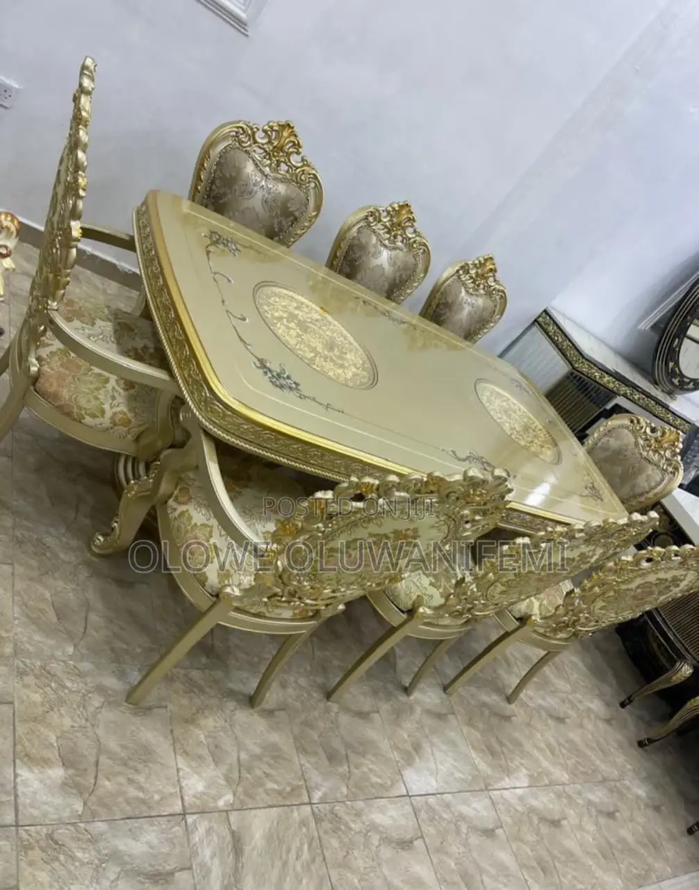 Luxury Royal Dining Chair and Table