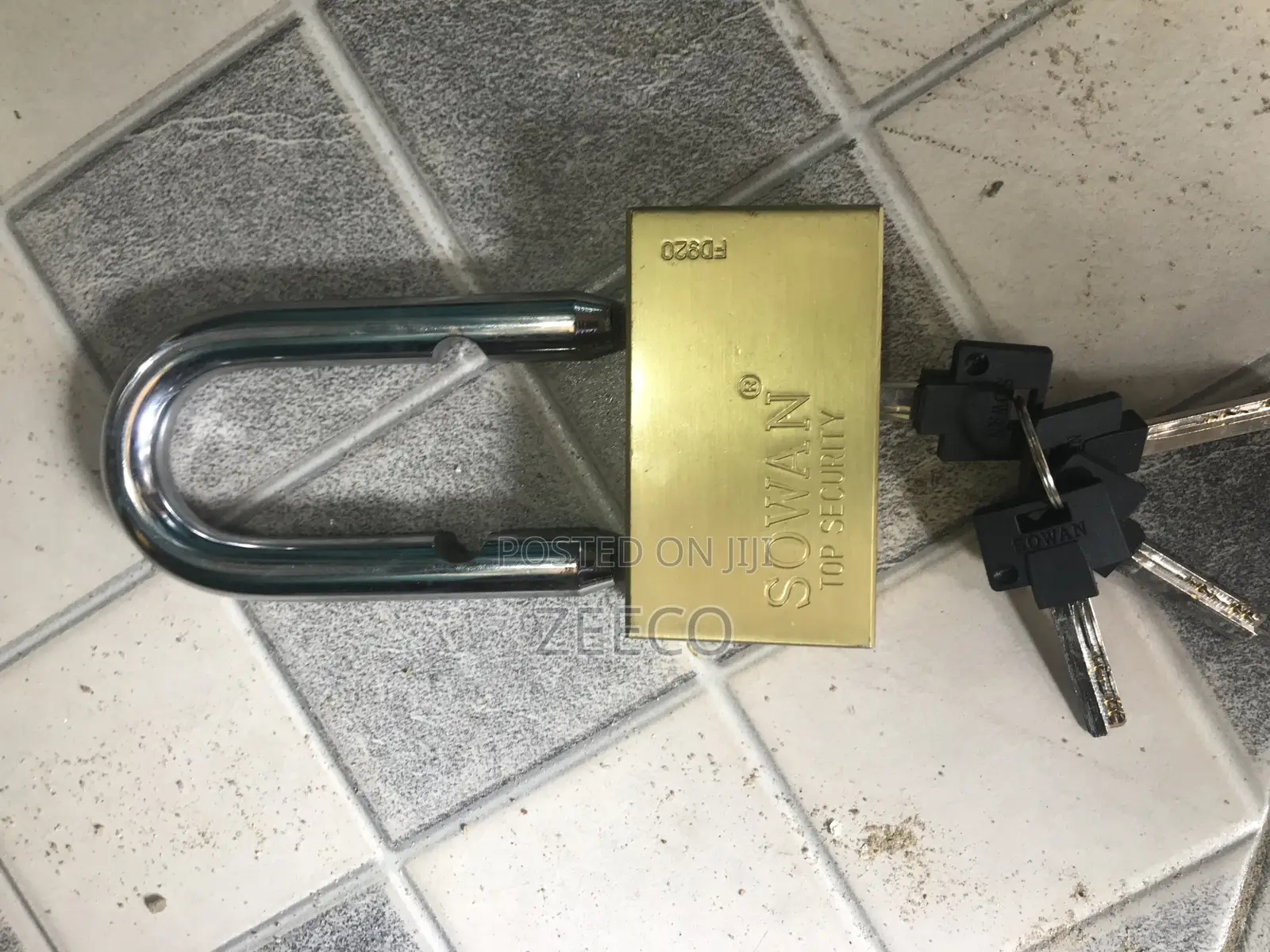 92mm Brass Padlock