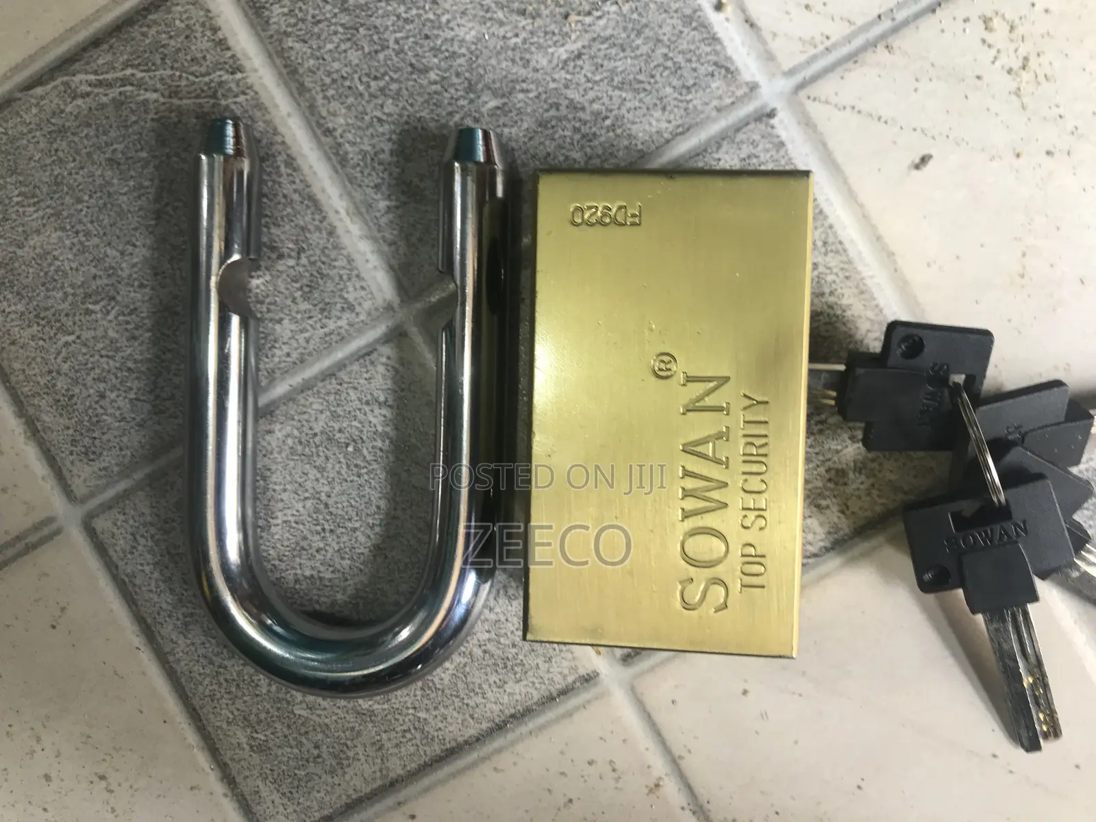 92mm Brass Padlock