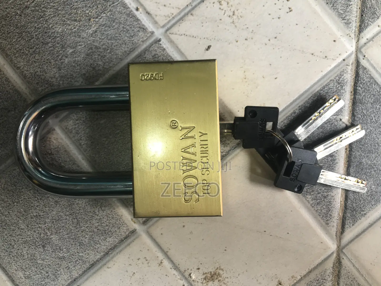 92mm Brass Padlock