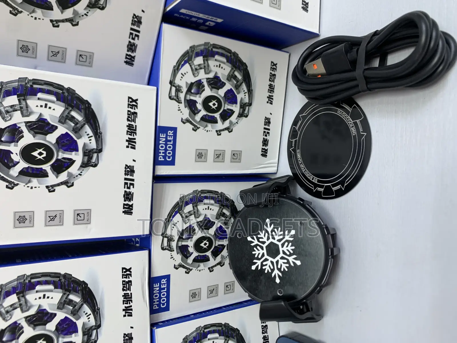 Magnetic Mobile Phone Cooler/Ice With Detachable Clip
