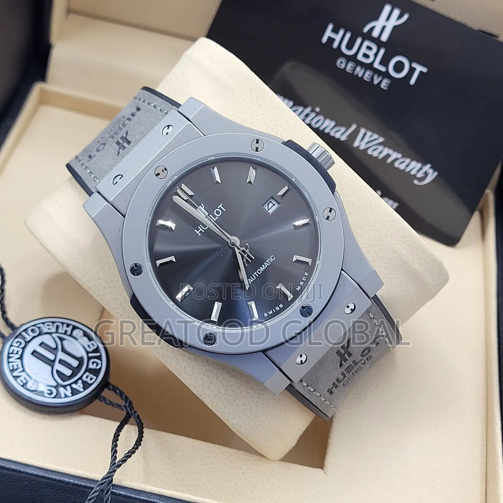 Luxury Hublot Classic Fusion Wristwatch for Men Automatic