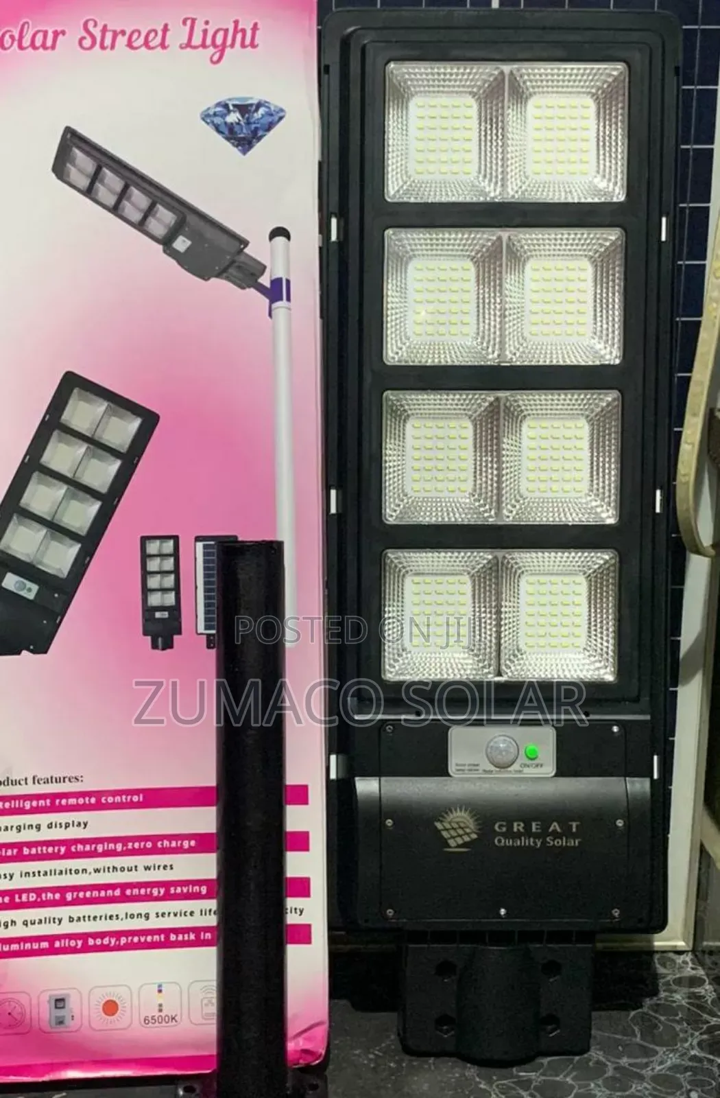 Original 800watts Solar Security Street Light