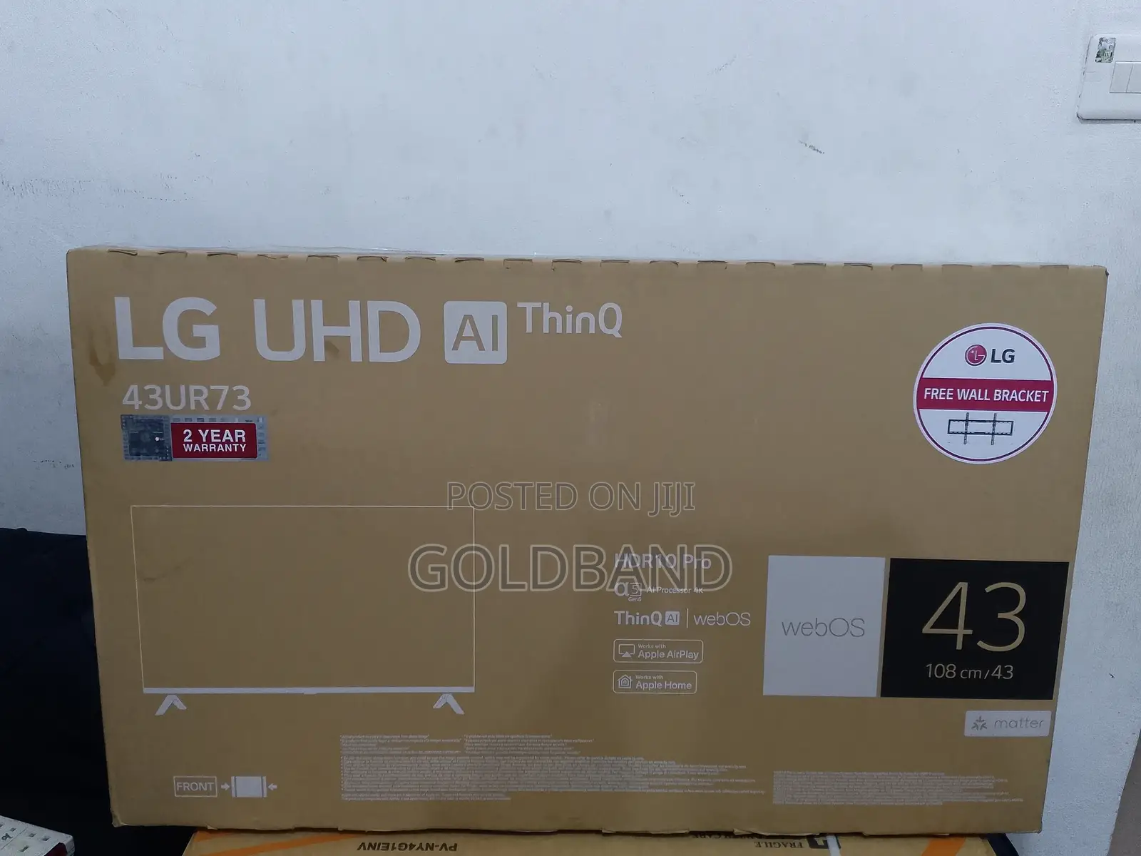LG 43" 43ur73 Series Uhd Crystal Clear Smart TV