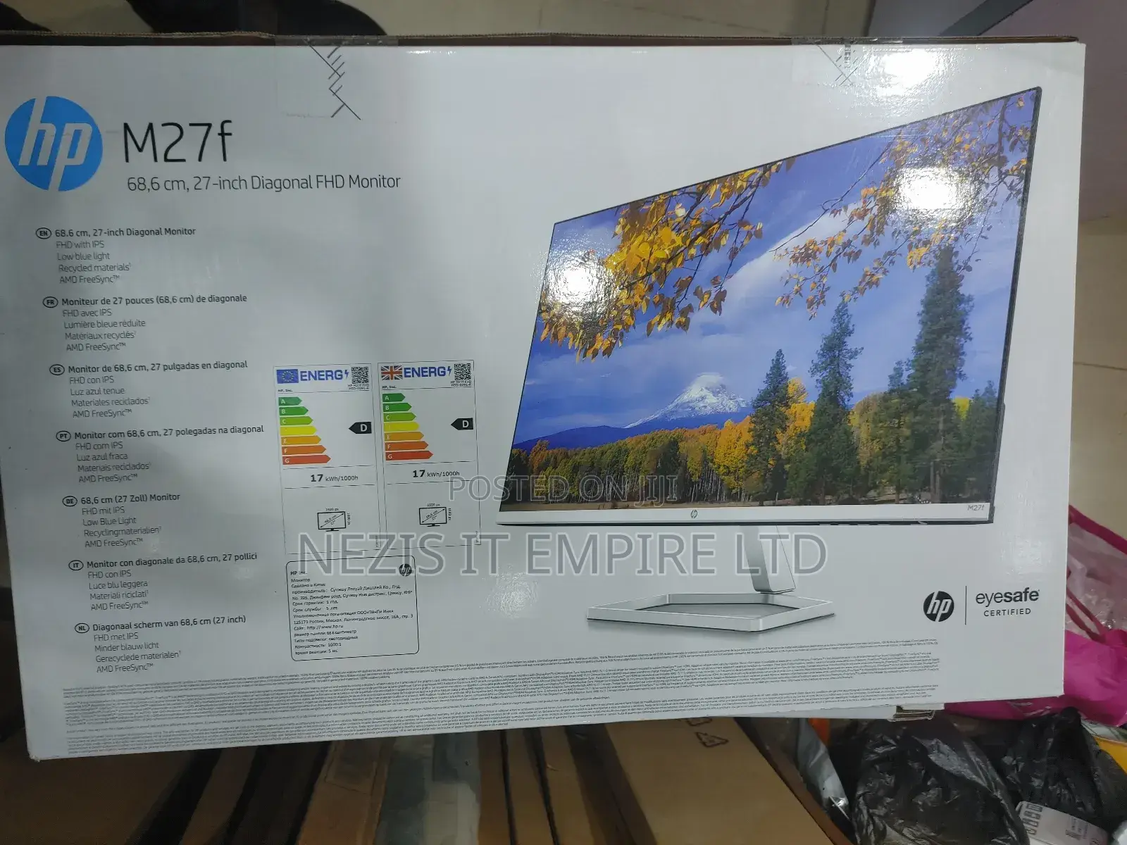 HP Monitor M27f