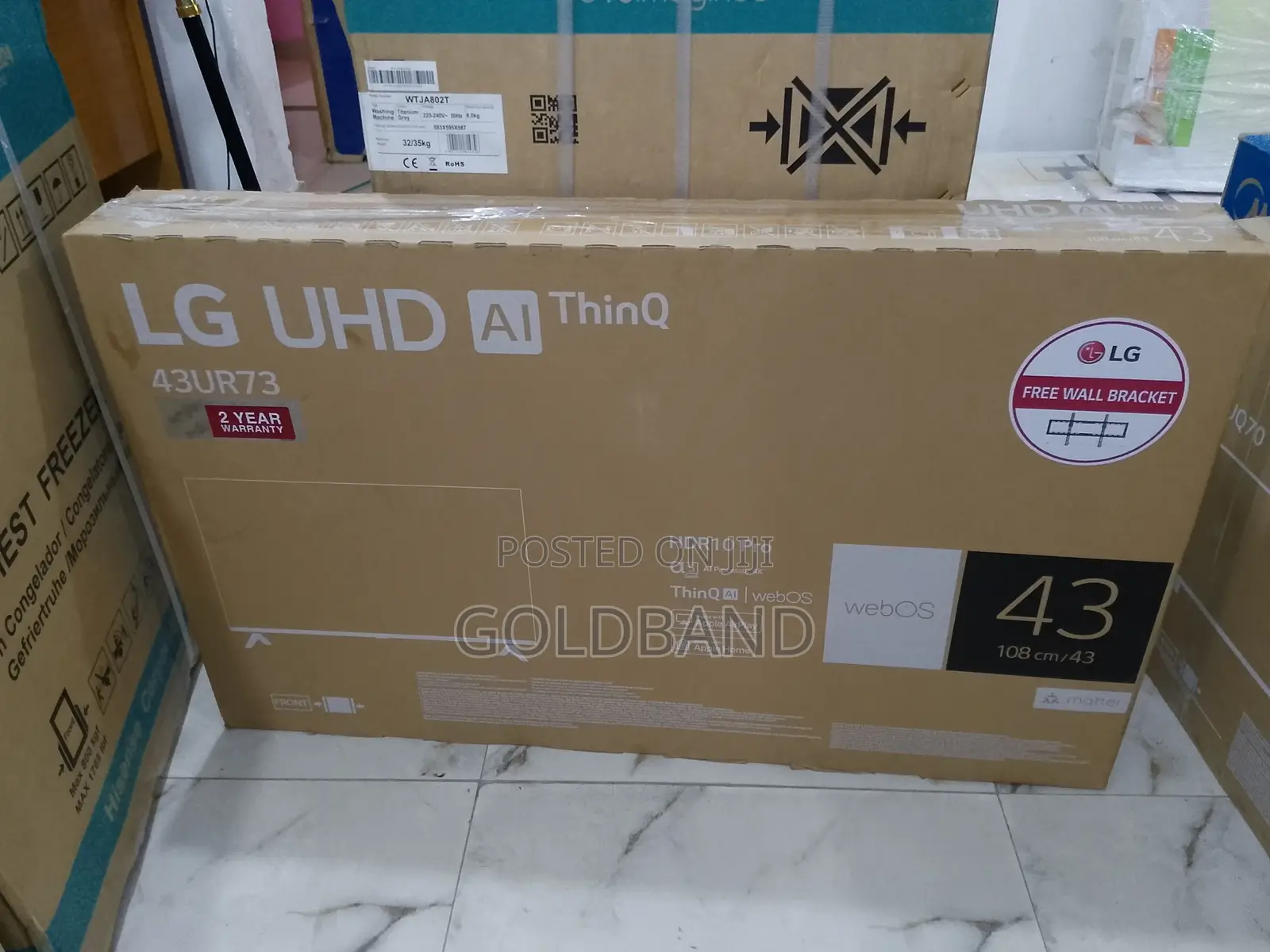 LG 43ur73 43" Series Smart Uhd TV (3 Hdmi)