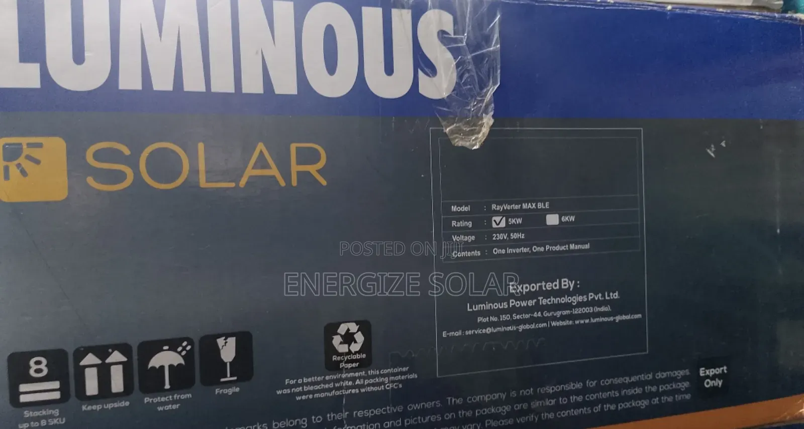 5kva 48v Luminous Hybrid Inverter