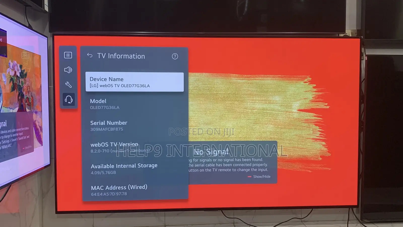 Beasty 77” 2023 LG OLED EVO G-class 4K Smart TV