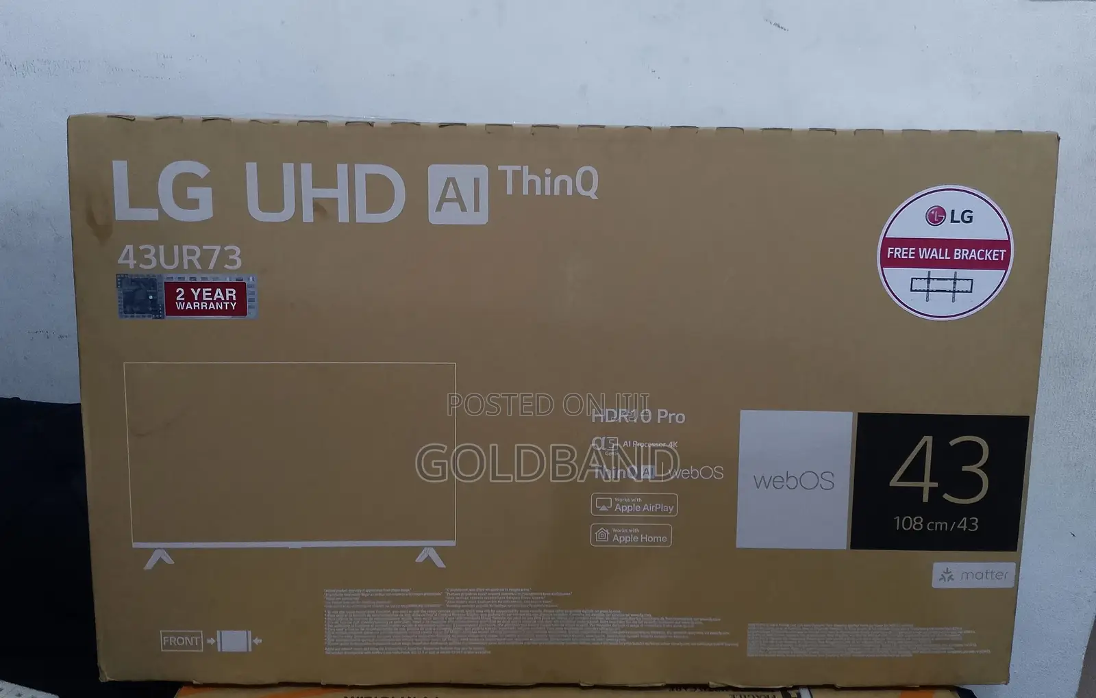 LG 43ur73 43" Series Modern Uhd Smart TV