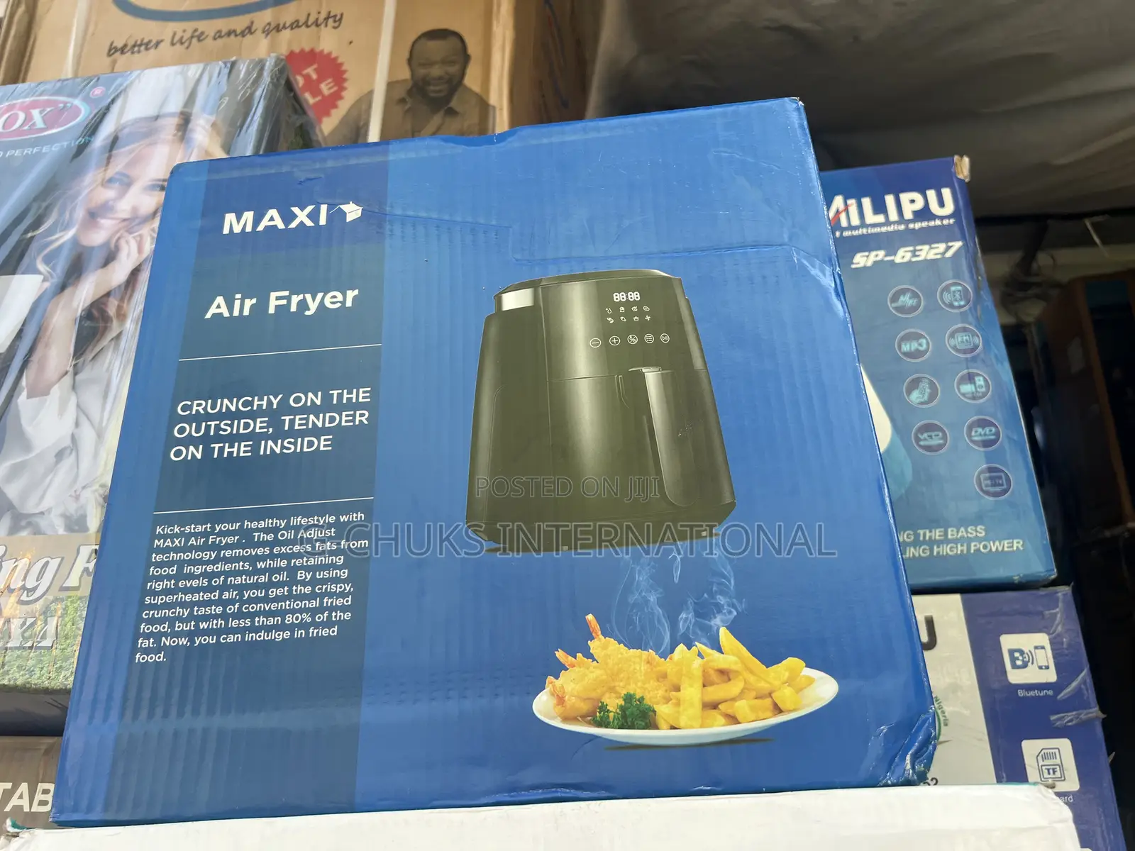 Maxi 4 Litres Airfryer (40B2CN) With LED Display - Black