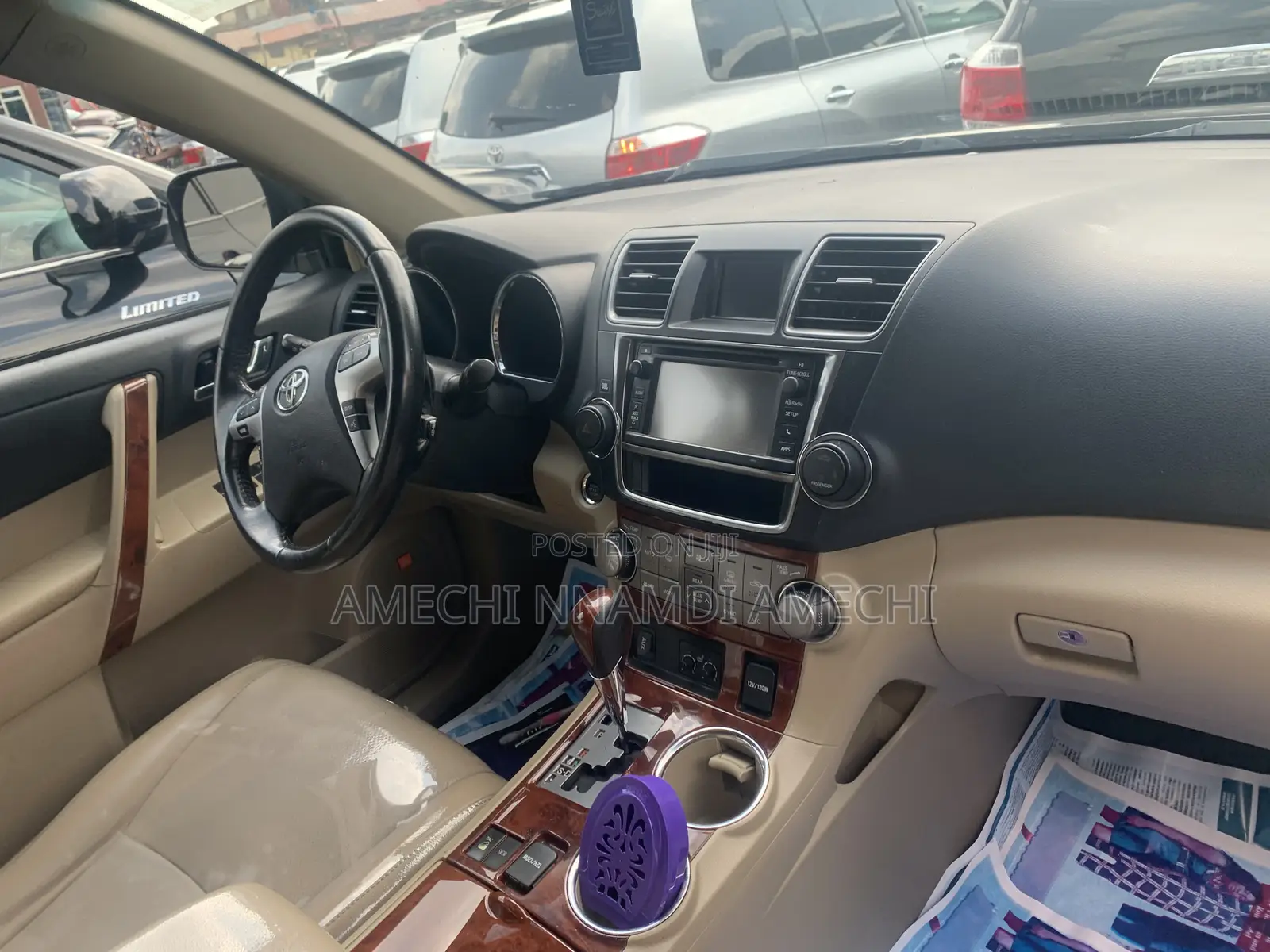 Toyota Highlander Limited 3.5l 4WD 2013 Brown