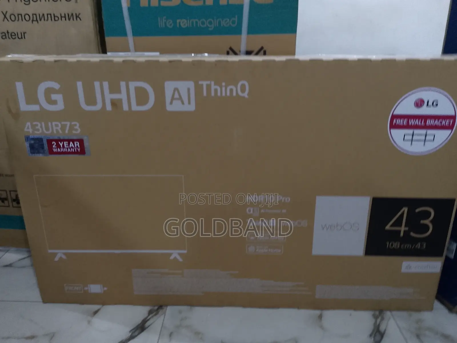 LG 43" 43ur73 Series Uhd High-Tech Smart TV