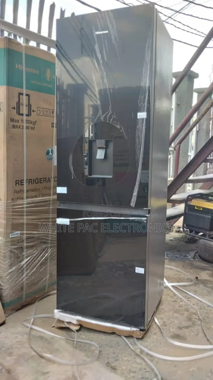 New Hisense Fridge 350_litre Double Door Glass > Dispenser