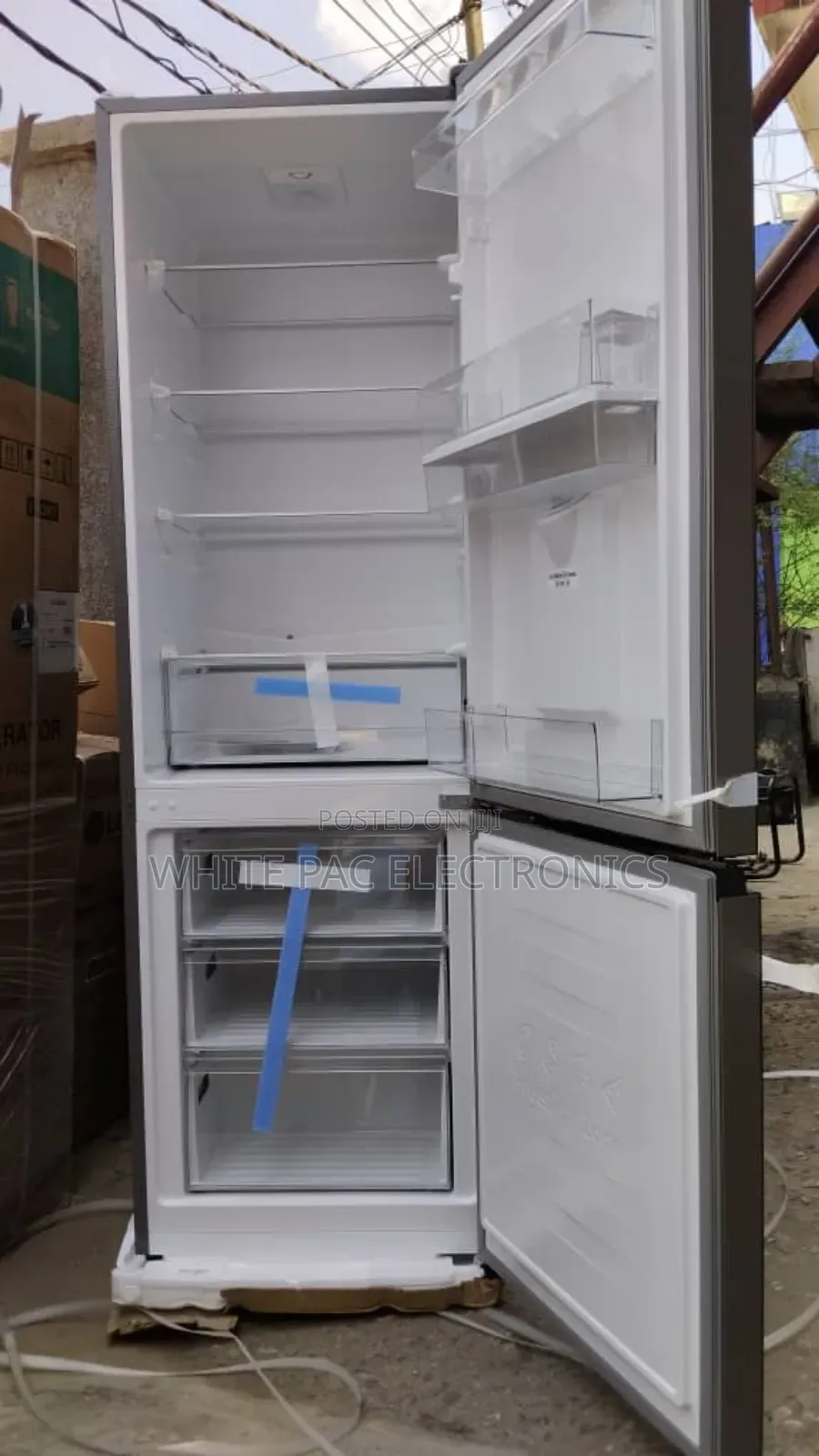 New Hisense Fridge 350_litre Double Door Glass > Dispenser