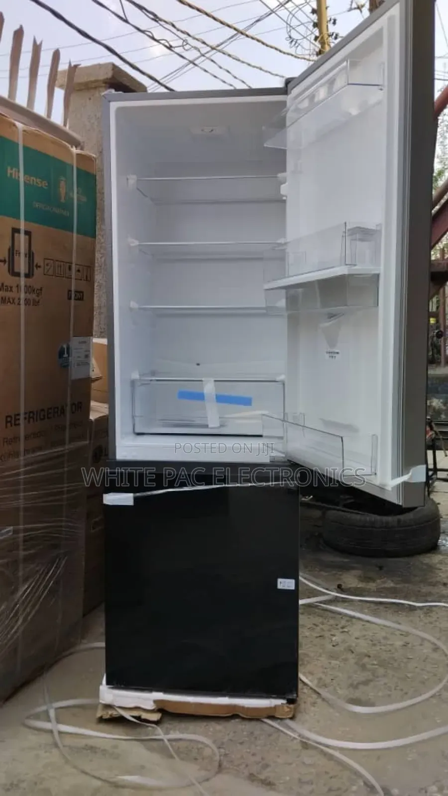 New Hisense Fridge 350_litre Double Door Glass > Dispenser