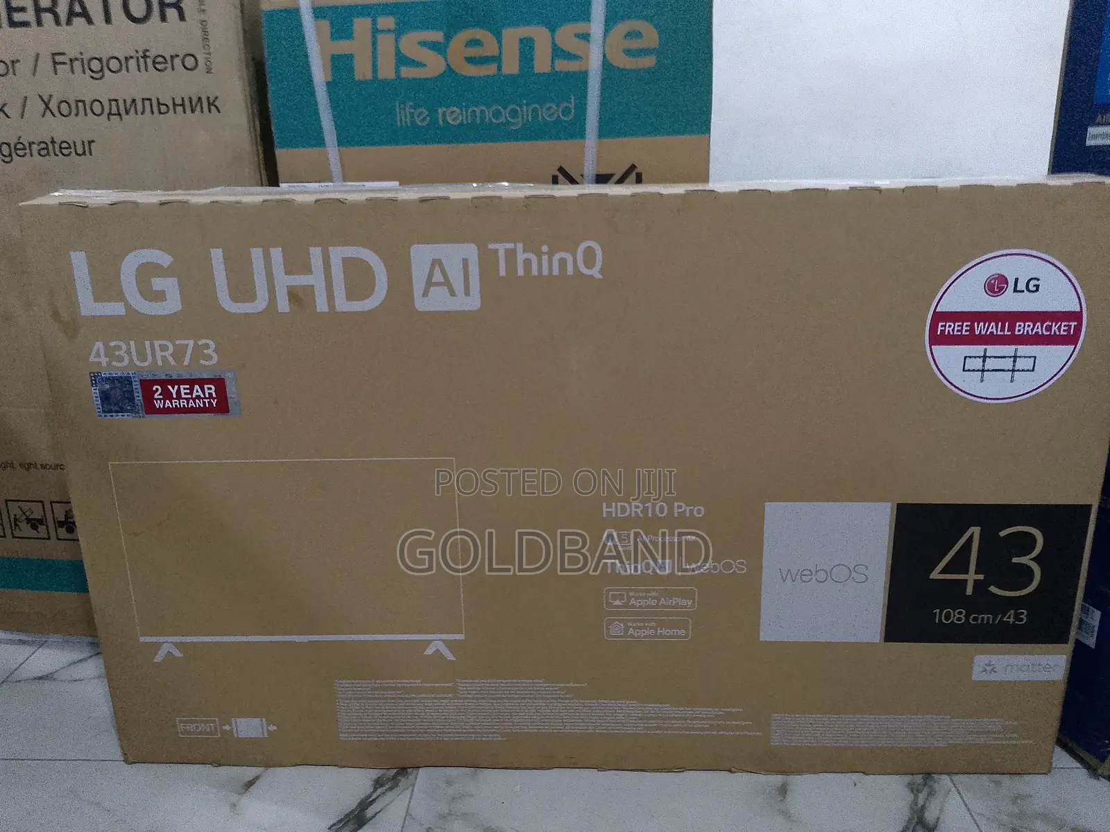 LG 43" 43ur73 Series Uhd Large Smart TV