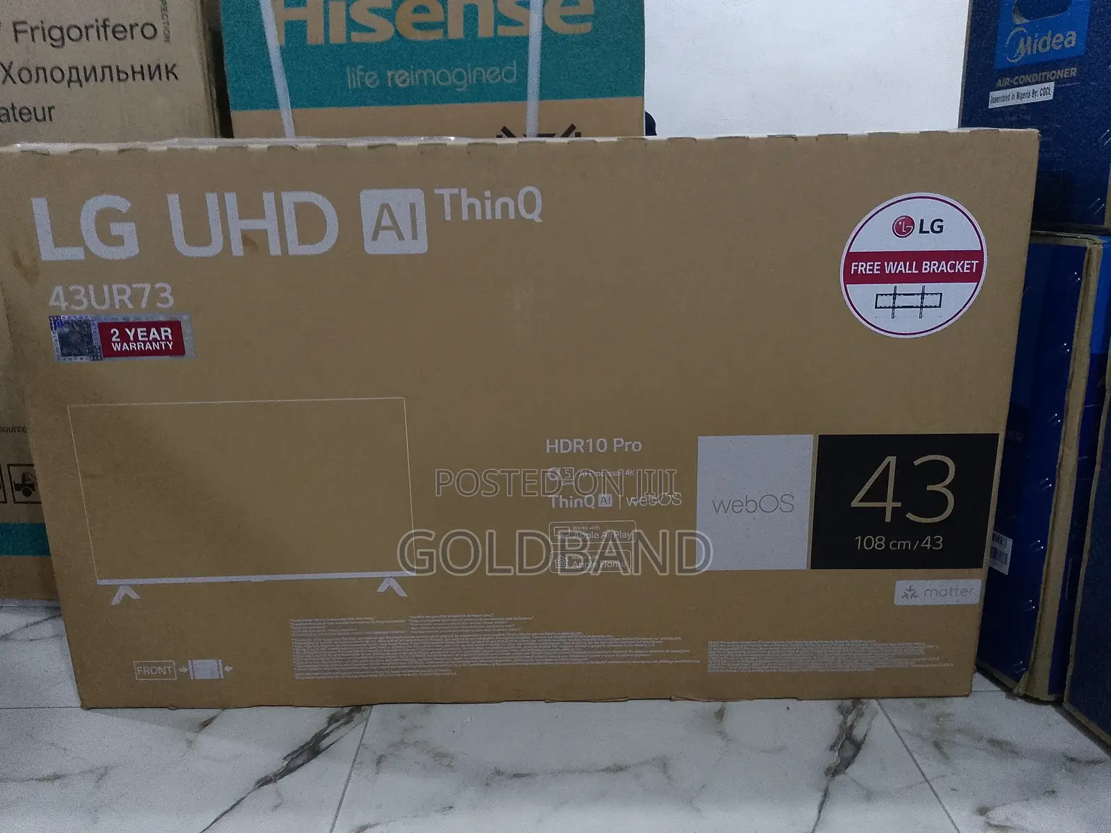 LG 43" 43ur73 Series Uhd Wide Smart TV