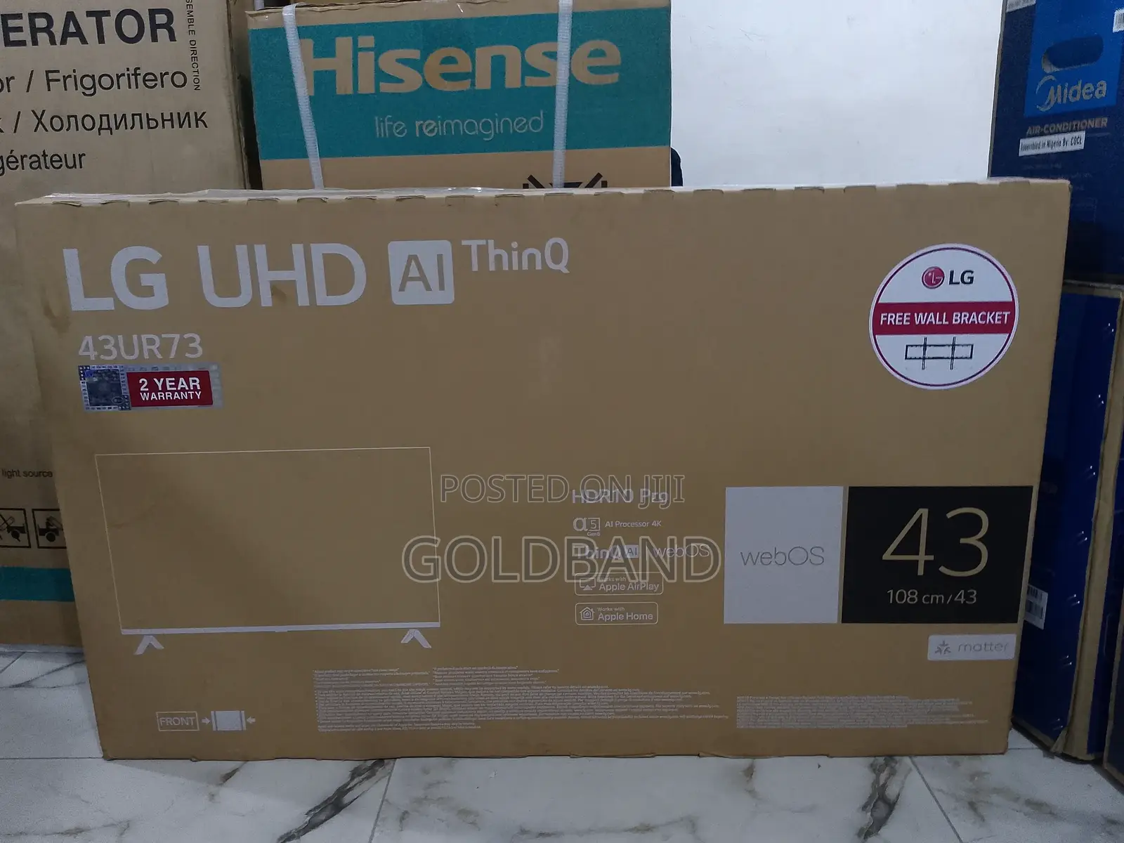 LG 43" 43ur73 Series Uhd Wide Smart TV
