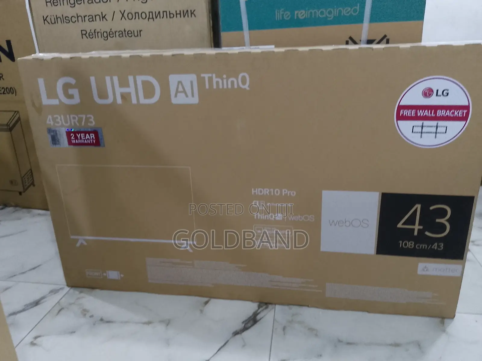 LG 43" 43ur73 Series Uhd Smart TV (Hdr10 Pro)