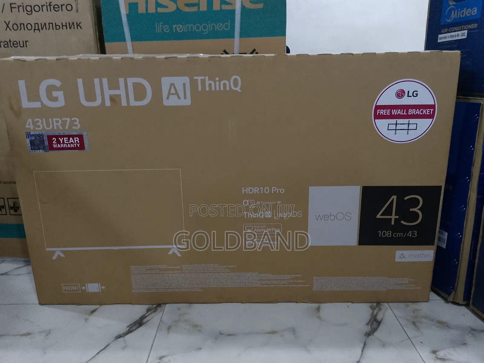 LG 43" 43ur73 Series Uhd Smart TV (Hdr10 Pro)
