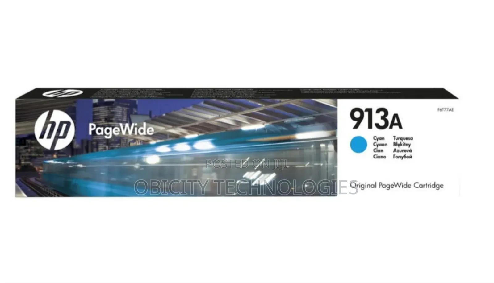 Hp 913a Cyan Original Pagewide Ink Cartridge