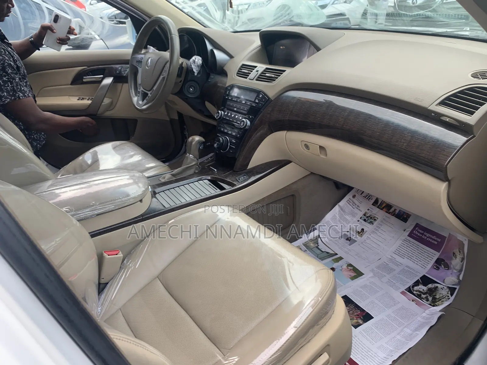 Acura MDX Advance Package SUV AWD (3.7L 6cyl 6A) 2013 White