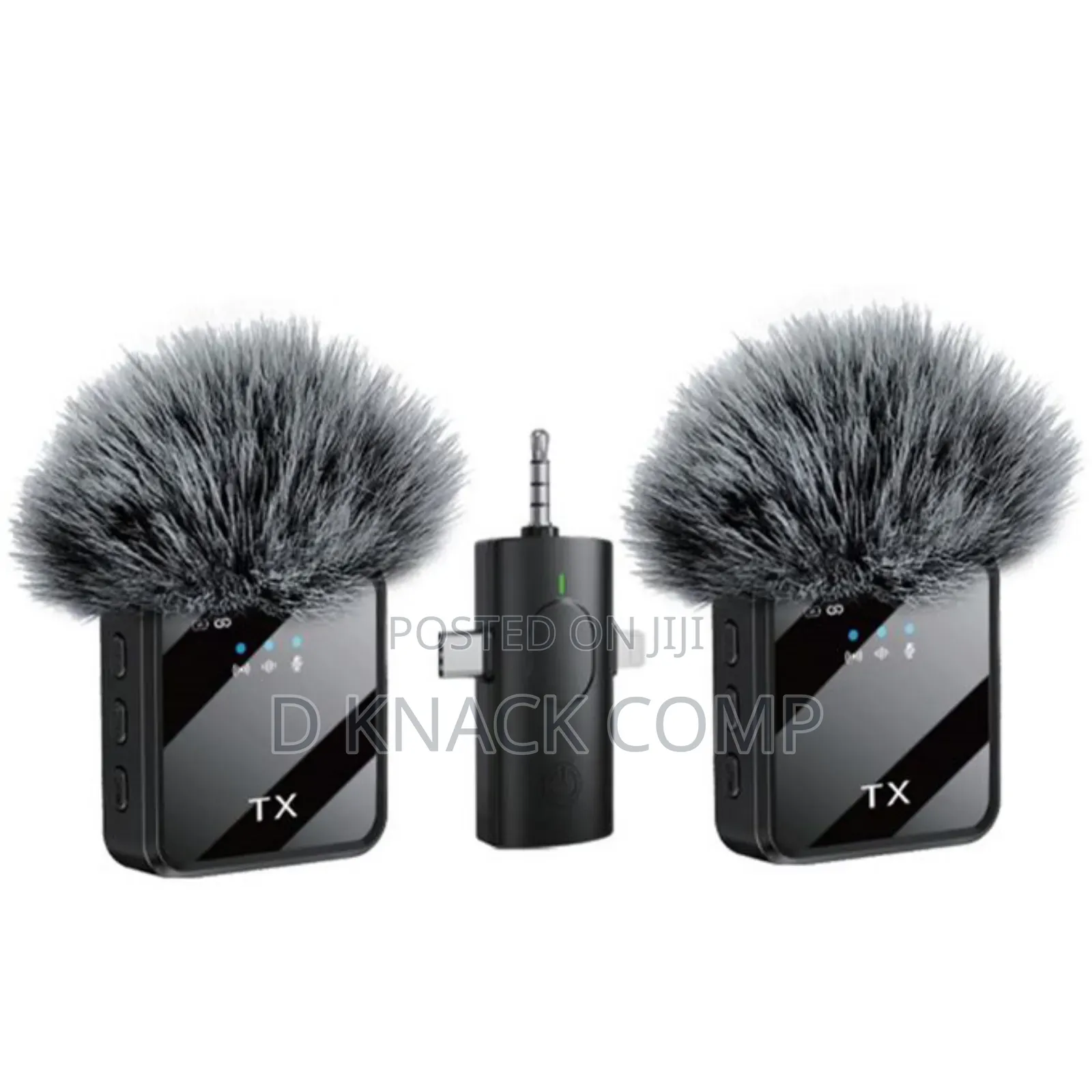 Wireless Lavalier Microphone 3 in 1 Plug Play Universal