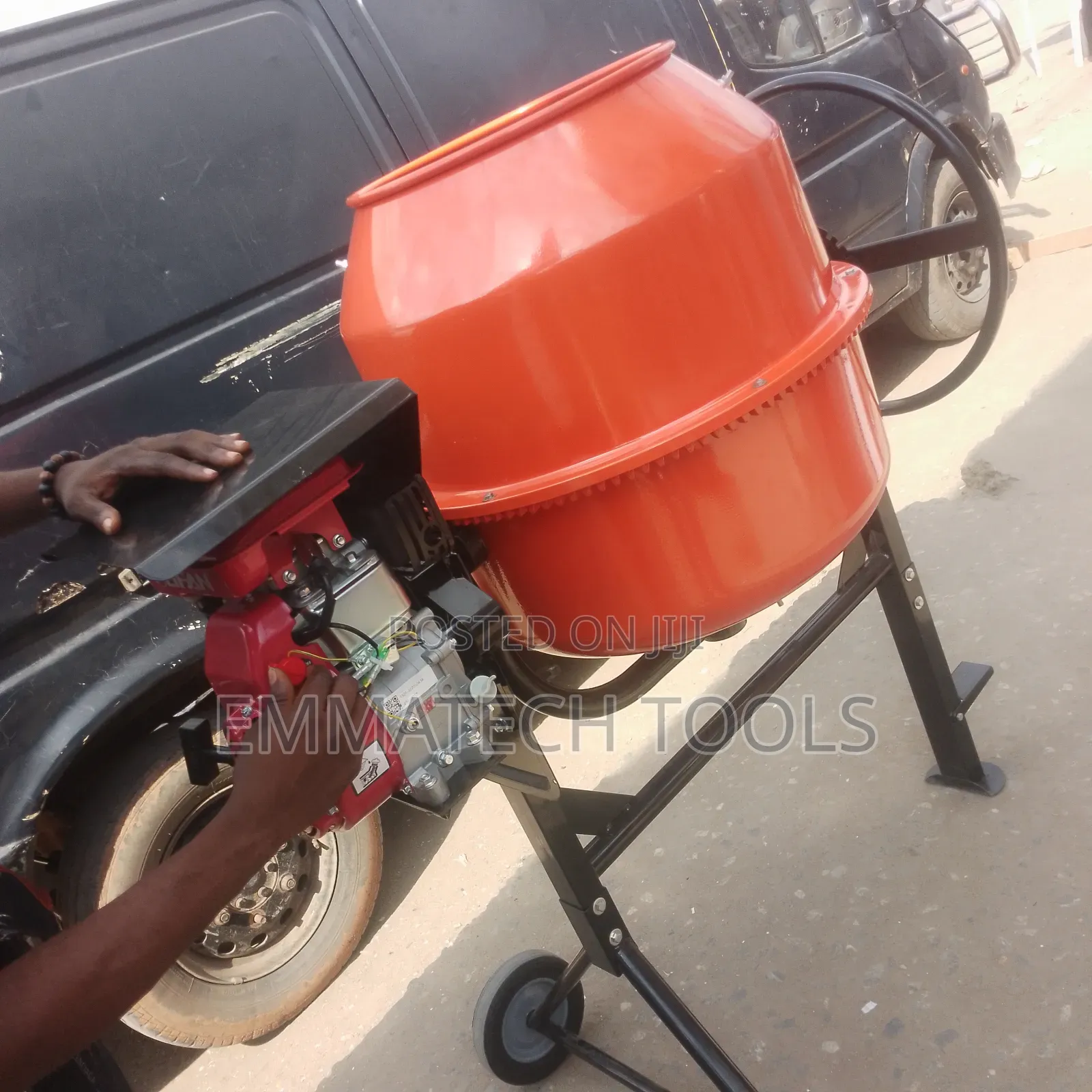 200 Liter Concrete Mixer Engine